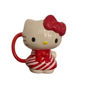 Hello kitty peppermint Candy Cane Christmas Mug
